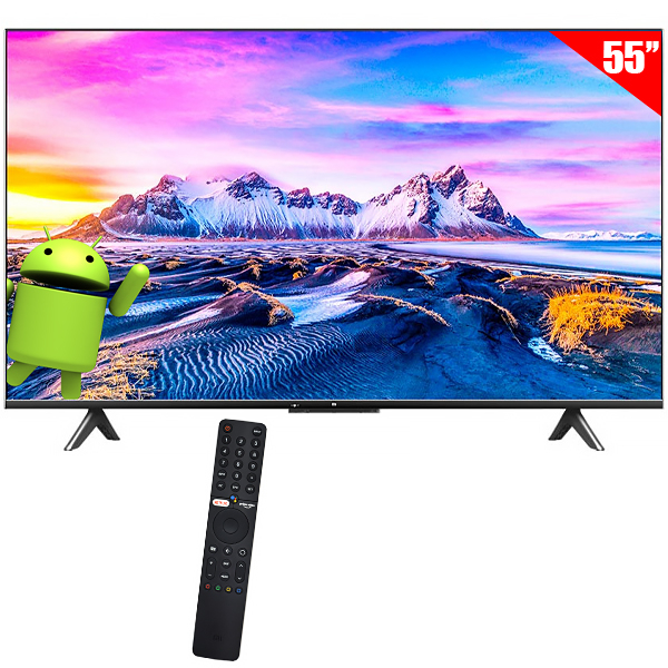 Smart TV LED 55" Xiaomi Mi TV P1 L55M6-6ARG 4K Ultra HD Bluetooth / USB / Wi-Fi con Conversor Digital